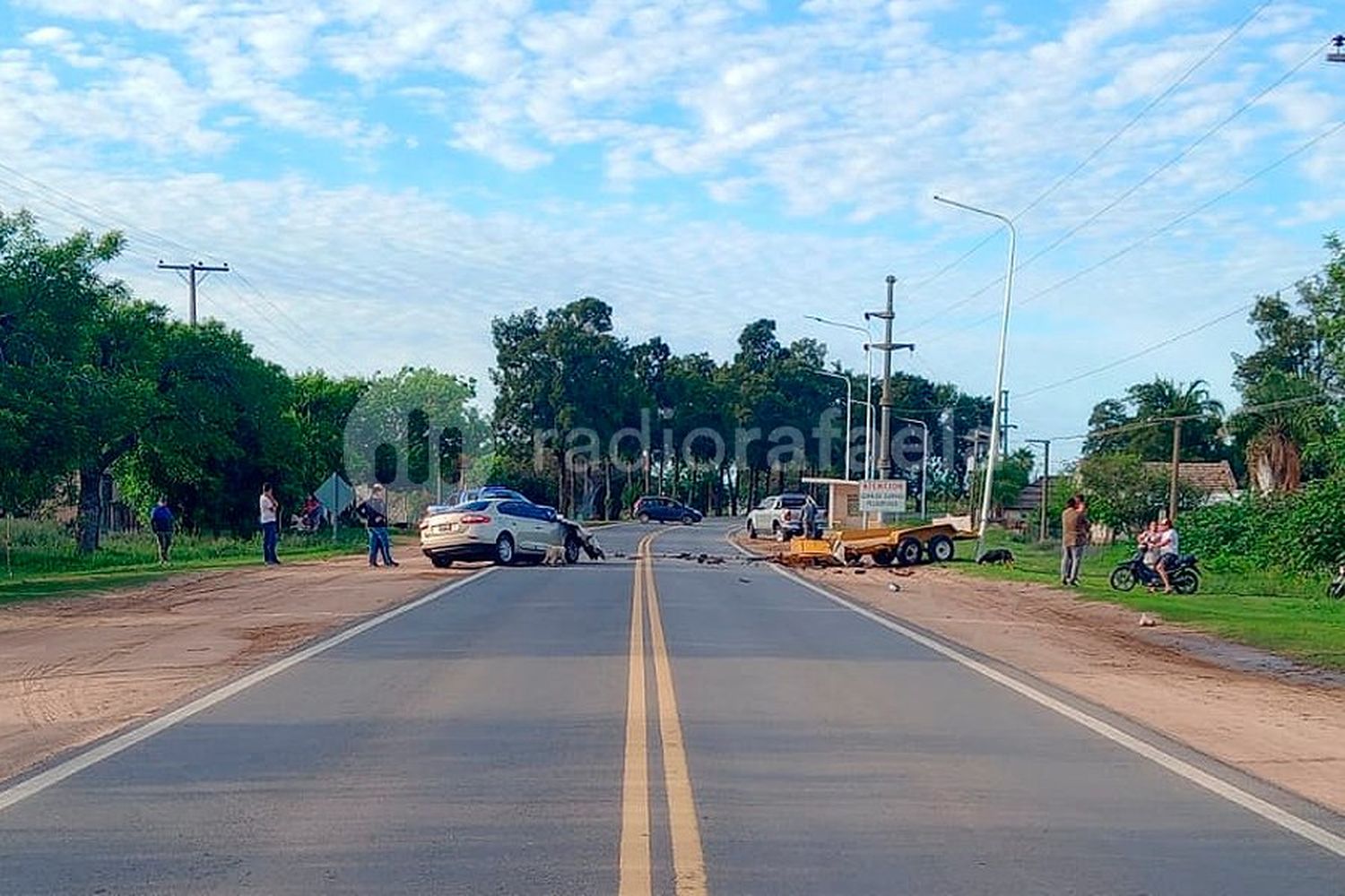 Trágico accidente en Helvecia  terminó con un fallecido y un vecino de Bella Italia involucrado