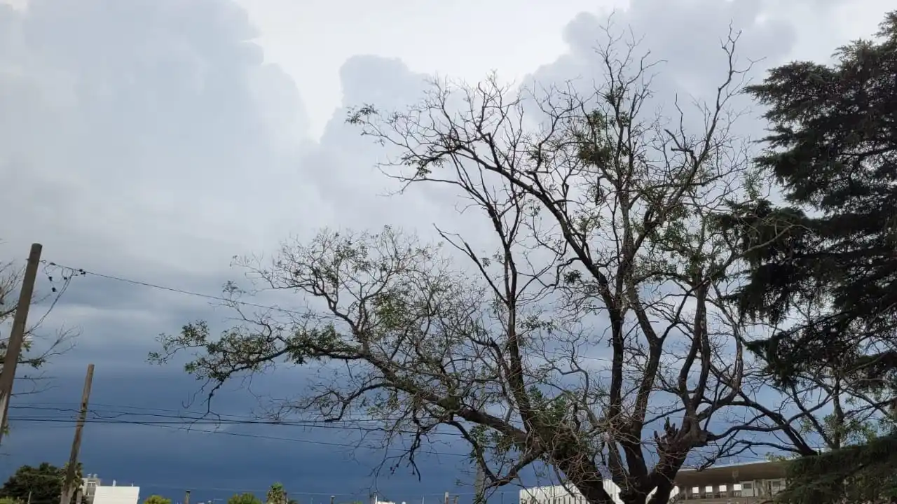 El pronóstico continúa dando mal tiempo para el fin de semana, con lluvias y tormentas. El sábado bajaría la temperatura.