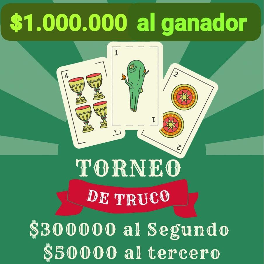 Gran Torneo de Truco en el Jockey Club Gualeguay: un millón de pesos para el ganador
