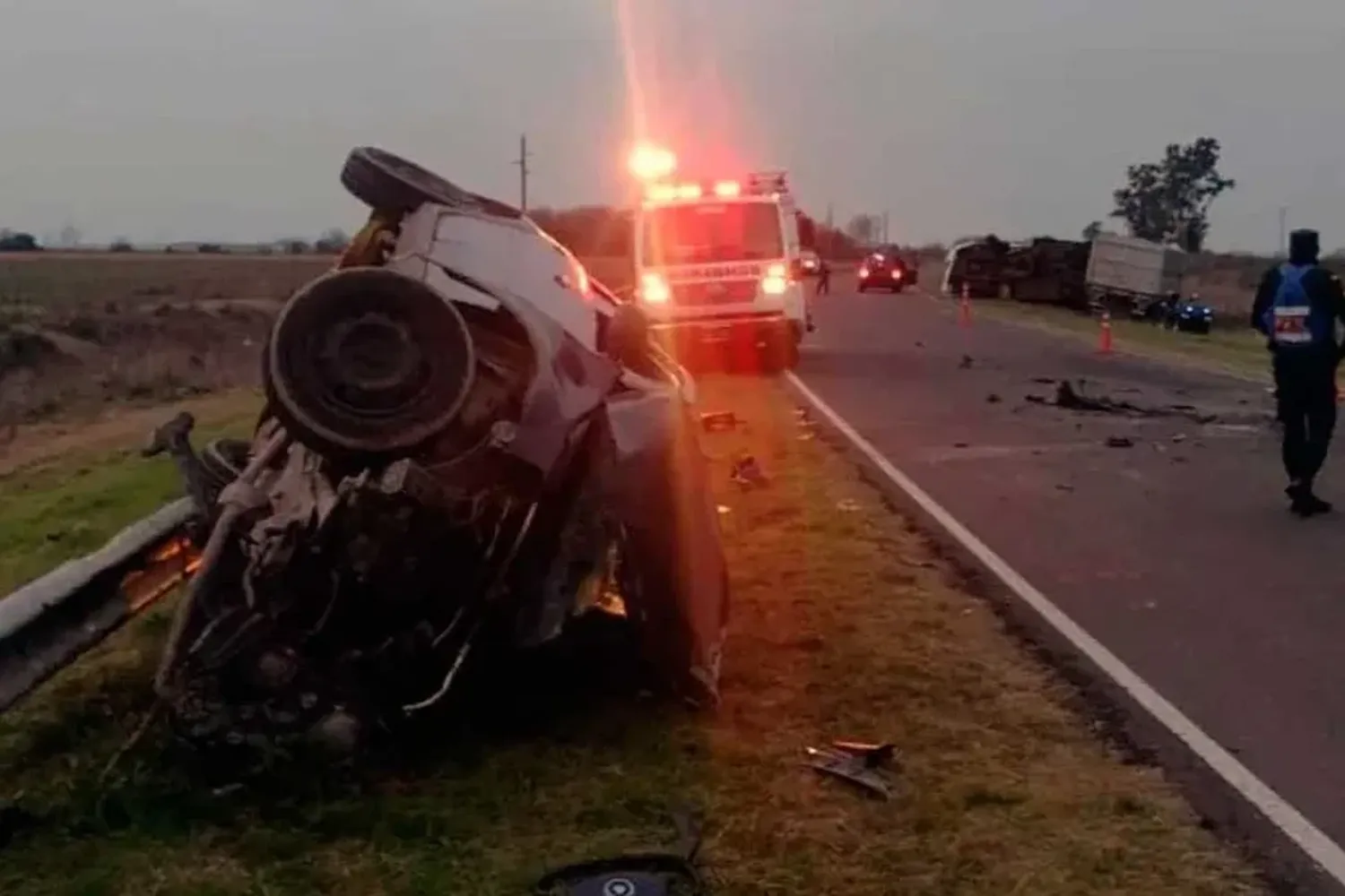 Murió un santafesino tras un fuerte choque en Entre Ríos