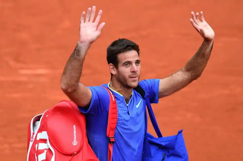 Del Potro cayó ante Murray y se despidió de Roland Garros