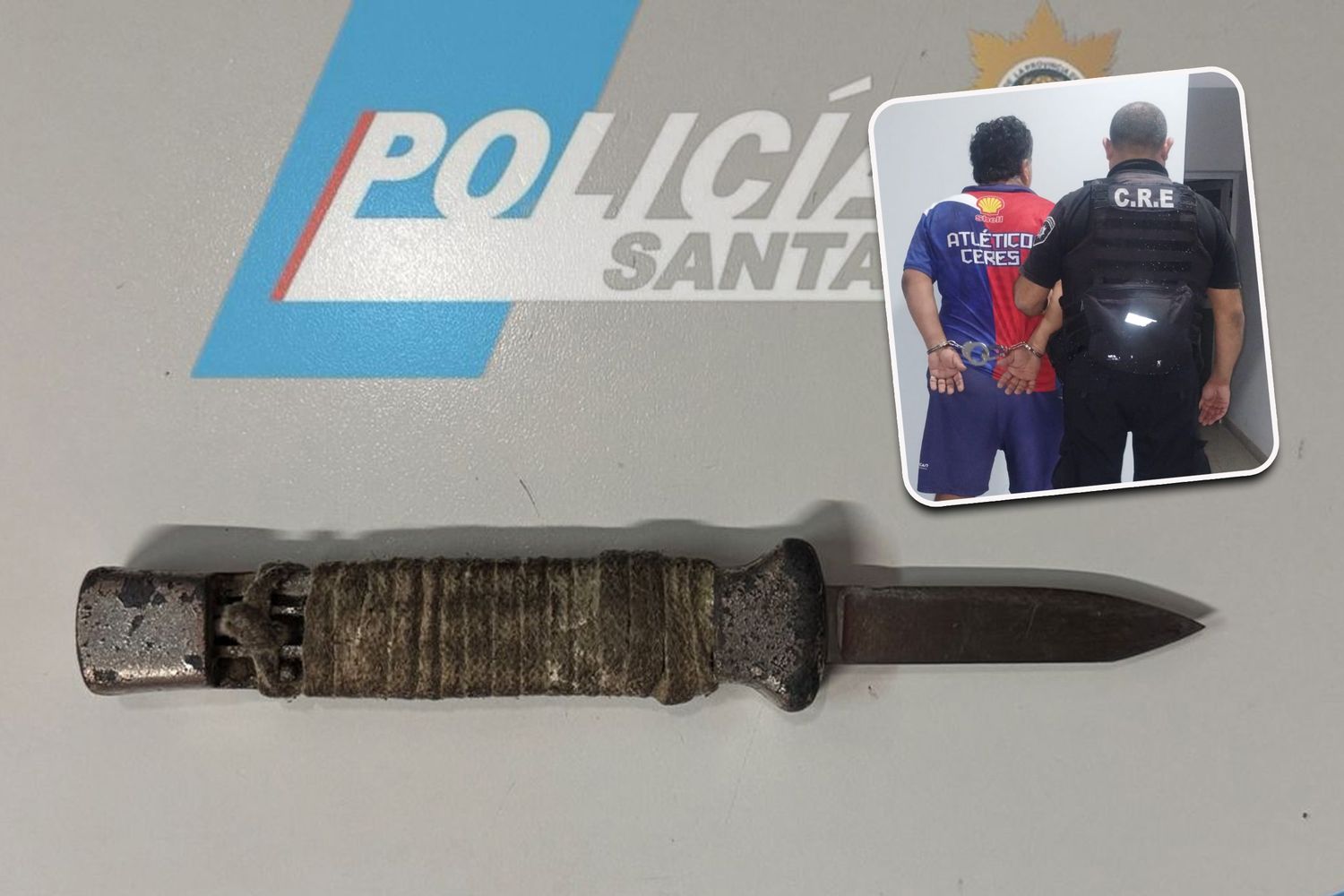 Exaltado, confesó con apuñaló a un amigo: lo detuvieron y le sacaron un cuchillo