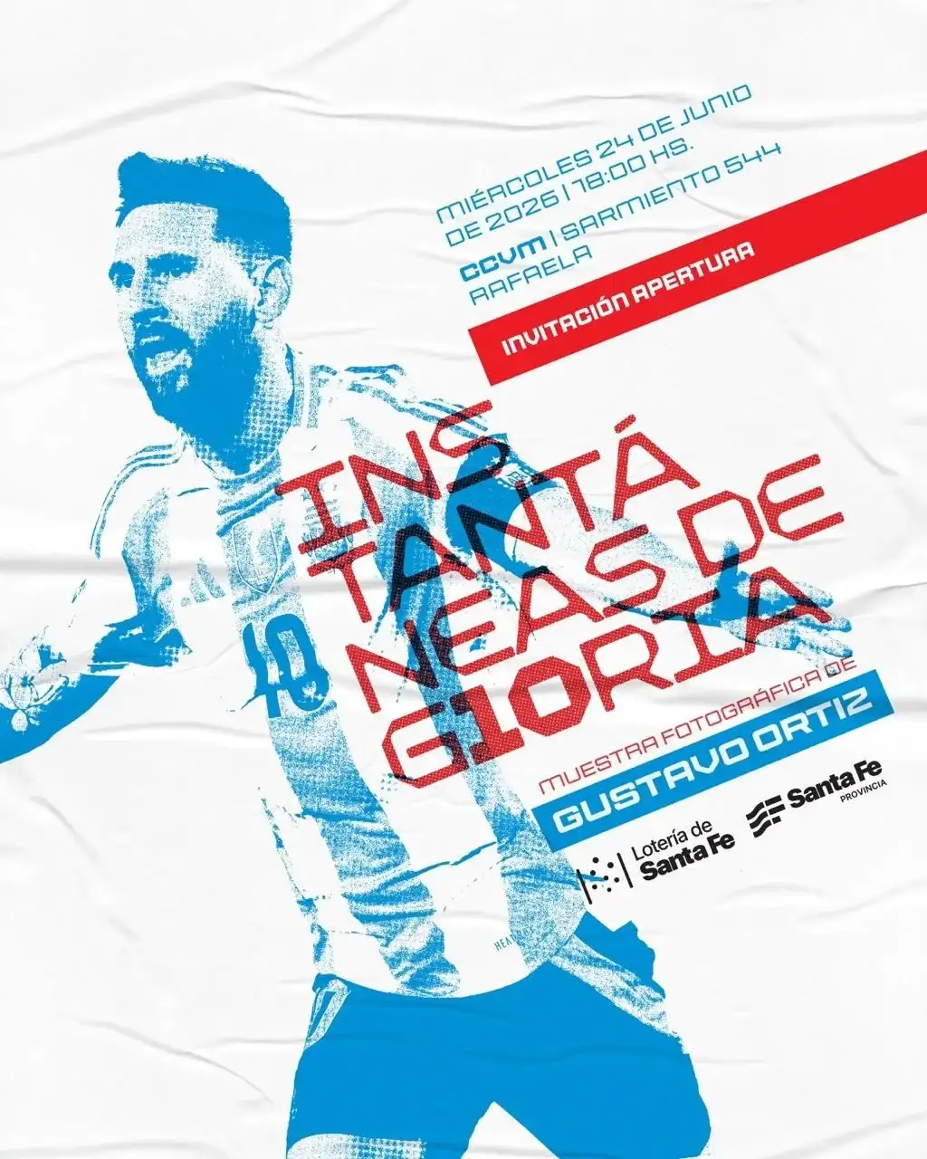 Rafaela celebra el cumpleaños de Messi con una exposición fotográfica única