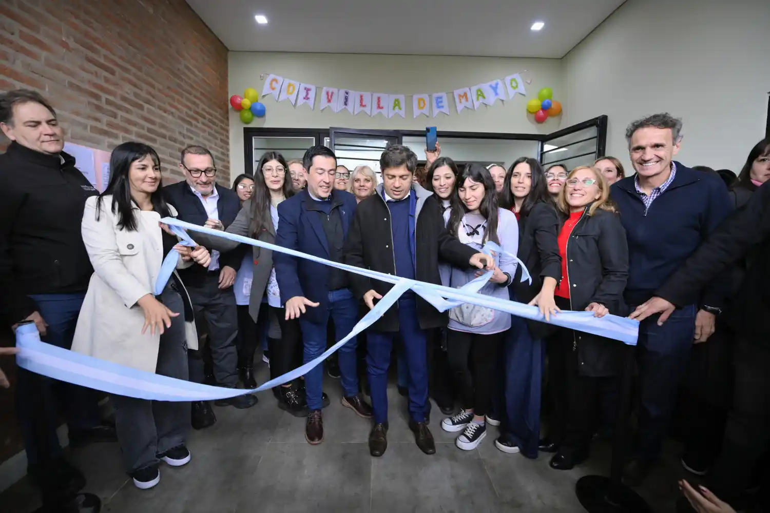 Kicillof en Malvinas Argentinas: Inauguró un Centro de Desarrollo Infantil