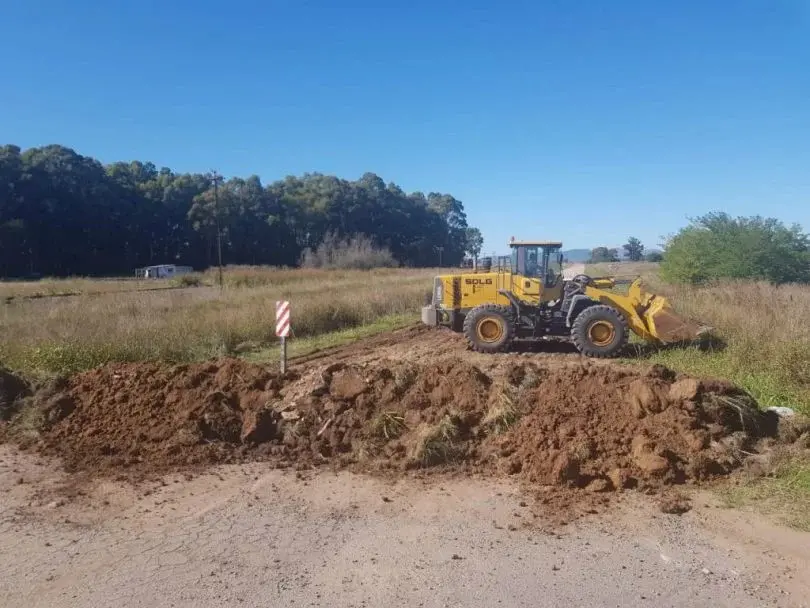 Bloquearon caminos rurales para evitar evasión de controles