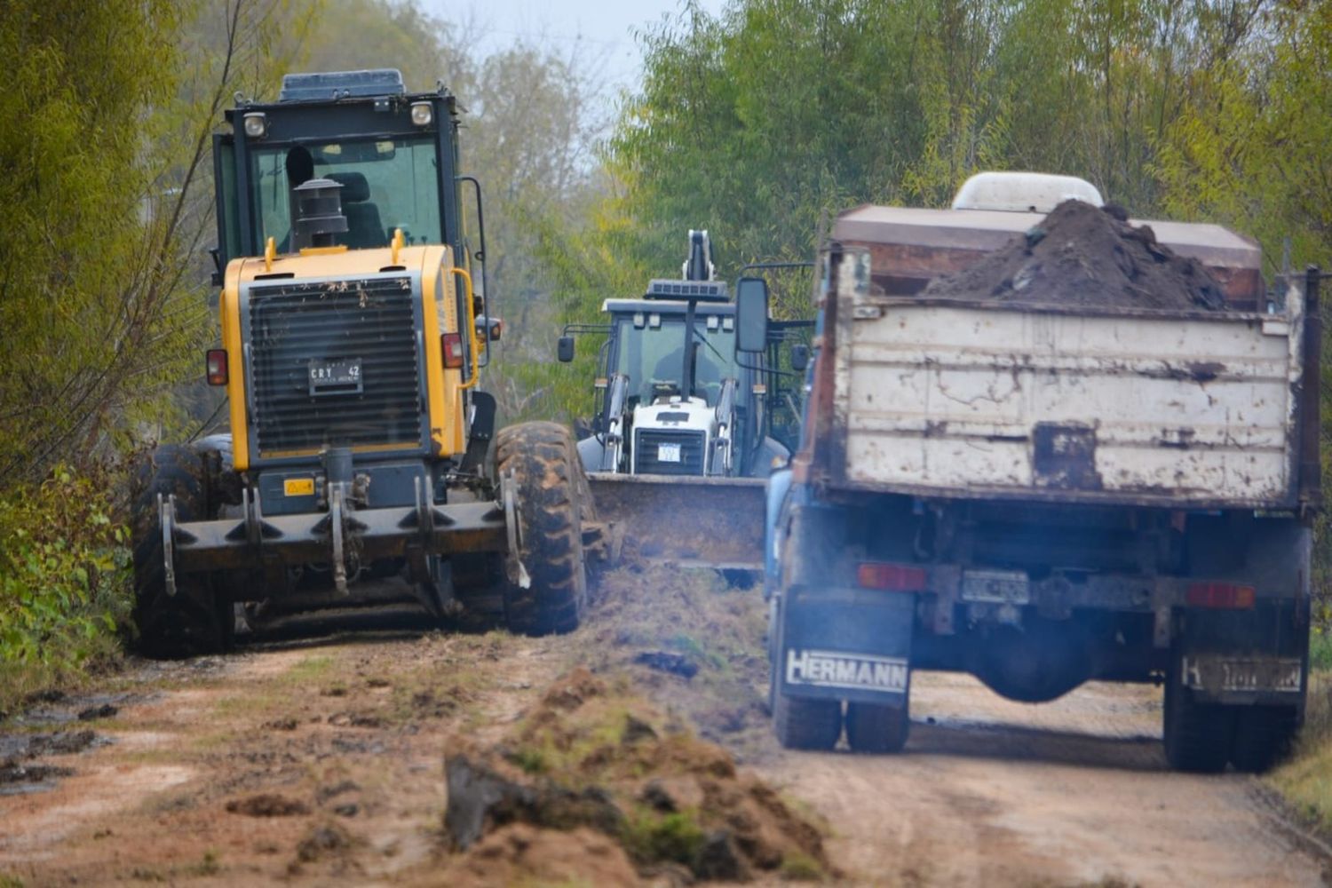 Avanzan las obras en el nuevo paseo del Camino de la Península