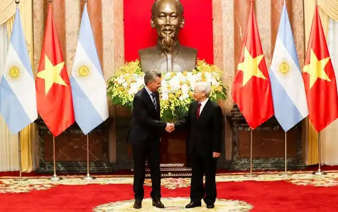 La Argentina acordó con Vietnam intensificar el intercambio comercial