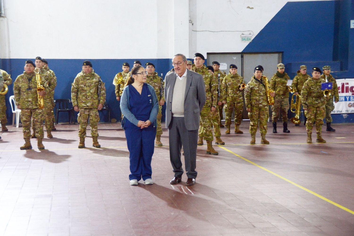 Lunghi destacó la importancia de la donación de sangre y agradeció a todos los que acompañaron la campaña