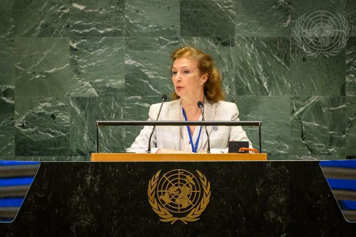 Diana Mondino defendió la posición argentina. Foto: ONU