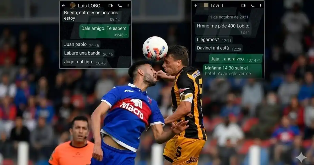 Escándalo en la AFA: filtran chats del árbitro Luis Lobo Medina y denuncian un posible arreglo en el ascenso de Tigre