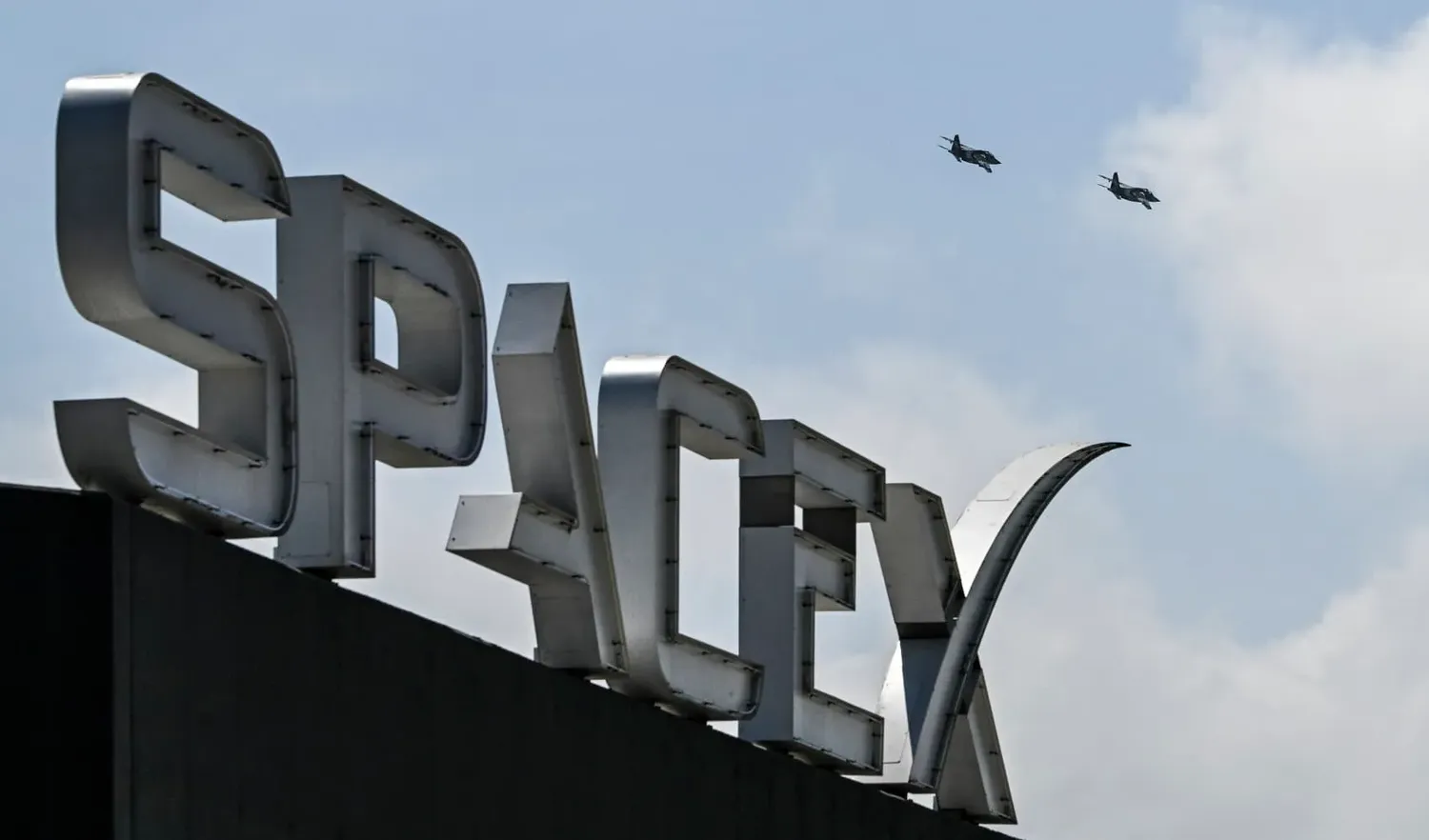 SPACE X Billboard at Headquarters