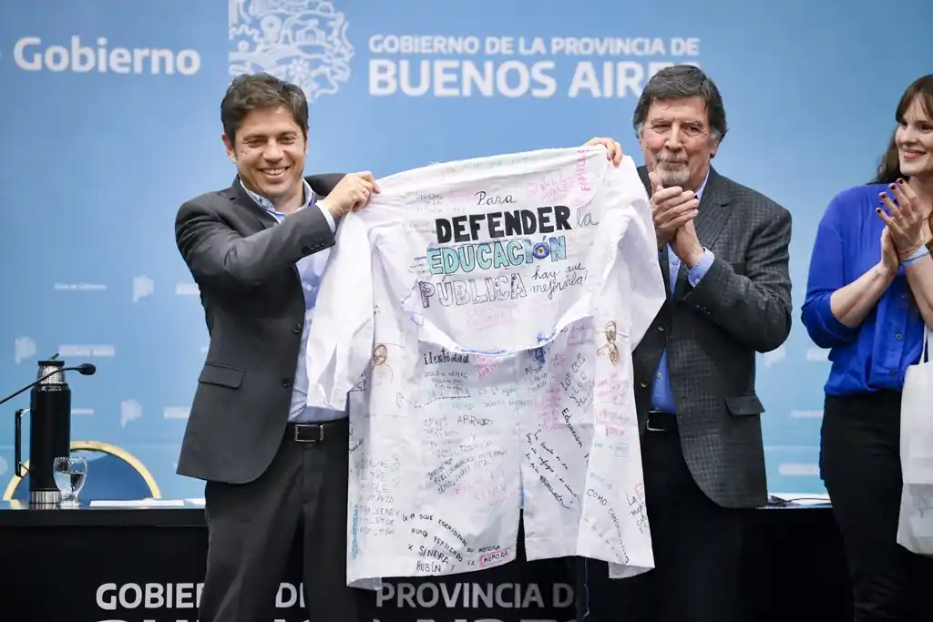 Kicillof anunció un proyecto para establecer la obligatoriedad de la educación desde los tres años