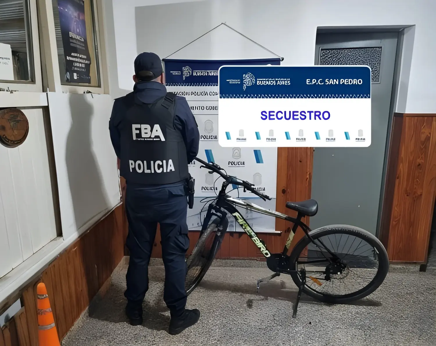 La bicicleta fue restituida a su propietaria.