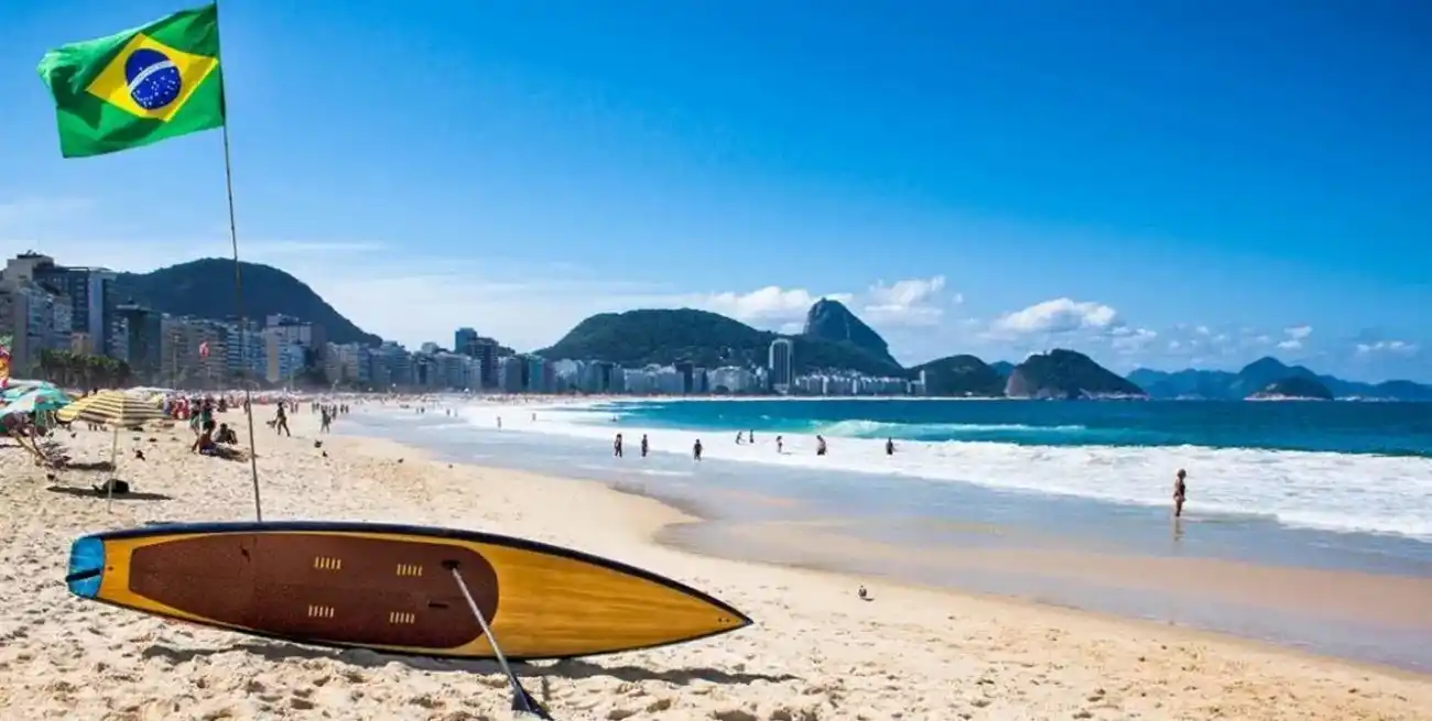 Brasil, uno de los destinos más elegidos por los argentinos en las vacaciones.