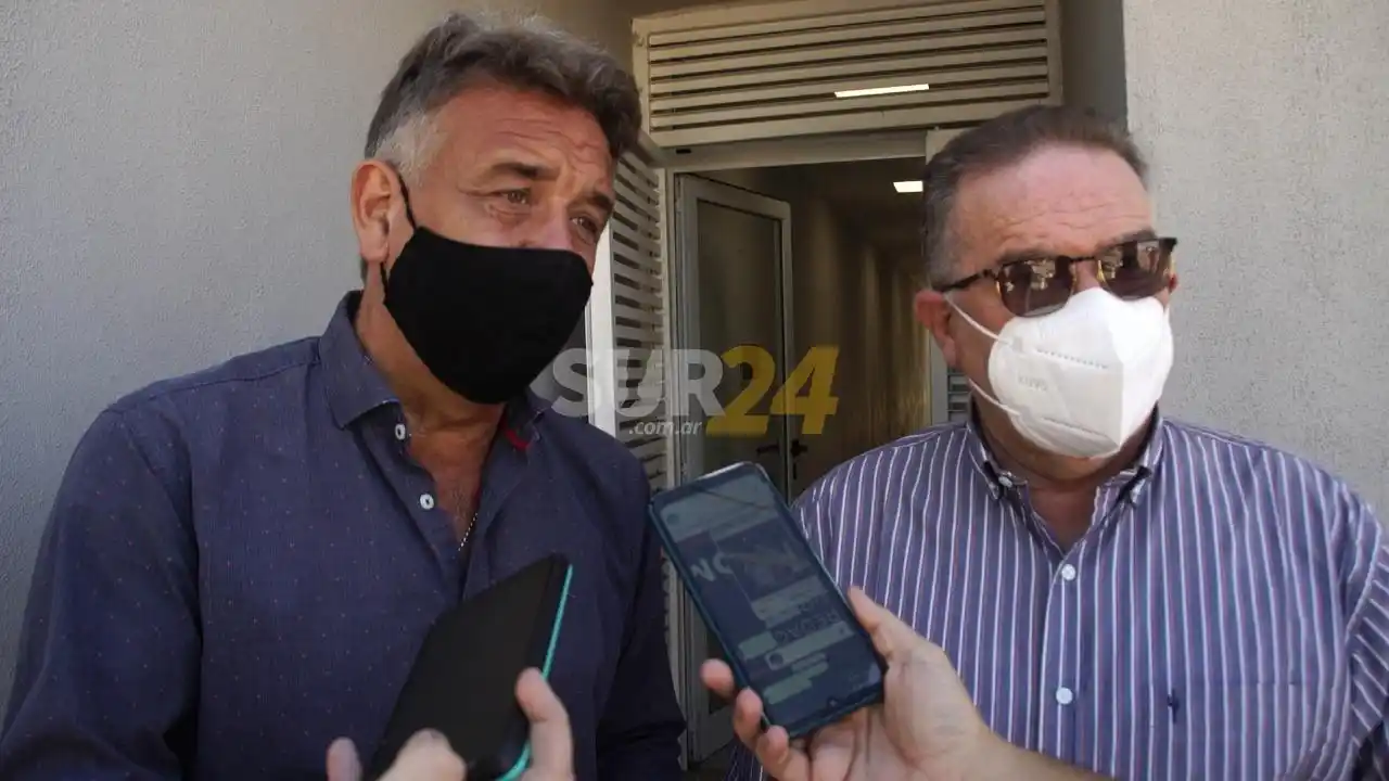 Maximino y Lagna recorrieron las instalaciones del Comando Radioeléctrico pronto a inaugurarse