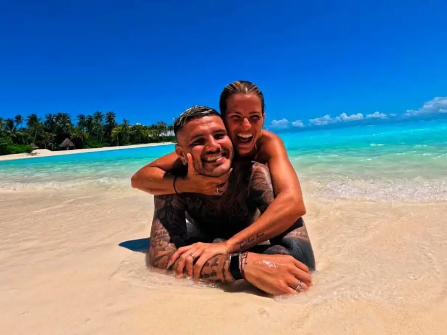 La China Suárez y Mauro Icardi disfrutan de sus vacaciones.