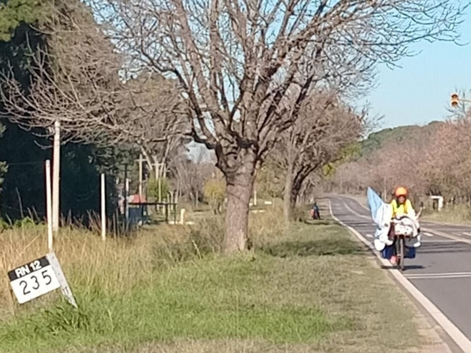 Teresita Cardoso emprendió nuevamente el desafío de viajar en bicicleta hasta Salta capital