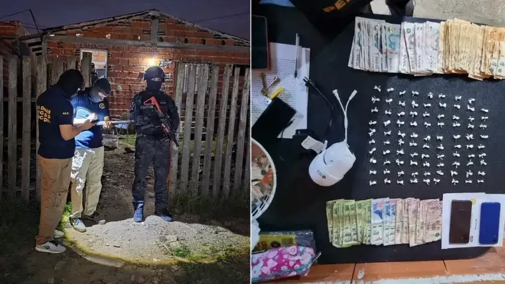 En un operativo antidrogas, secuestraron 89 envoltorios de cocaína y detuvieron a dos personas