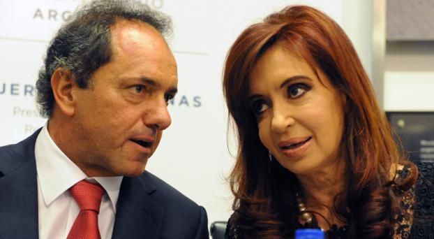 Cristina y Scioli encabezan acto del Smata en Don Torcuato
