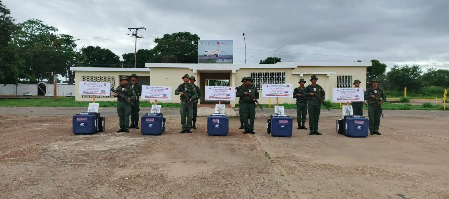FANB COMIENZA despliegue del material electoral a lugares inhóspitos del país