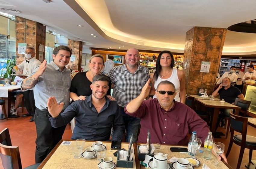 Carrancio se mostró con referentes de Milei en CABA