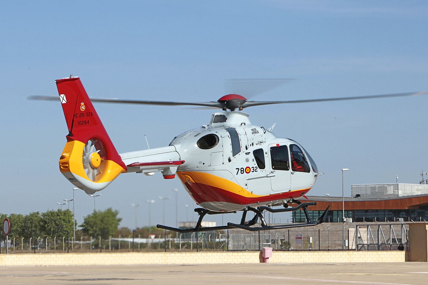 The Spanish Air Force receives its first H135