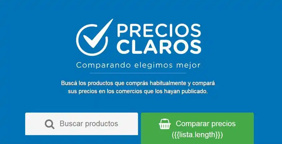 Comenzó a funcionar "Precios Claros" 