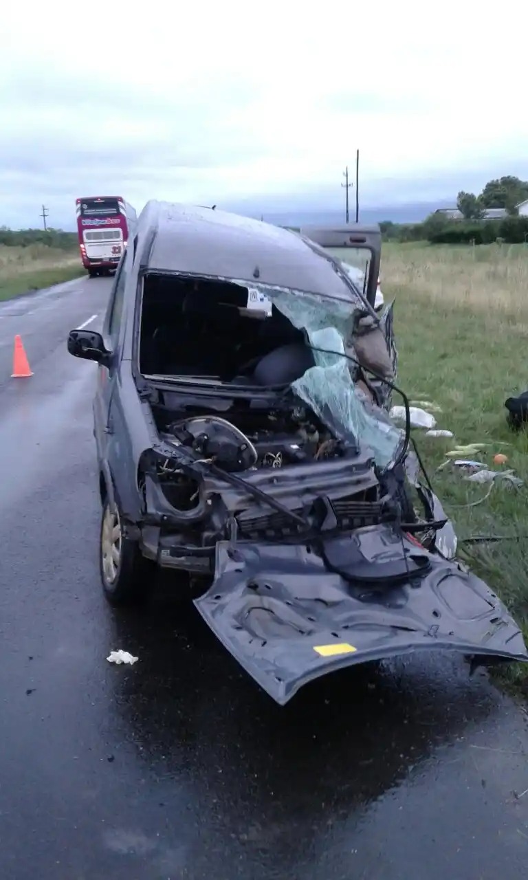 Un fallecido en choque frontal sobre ruta 127