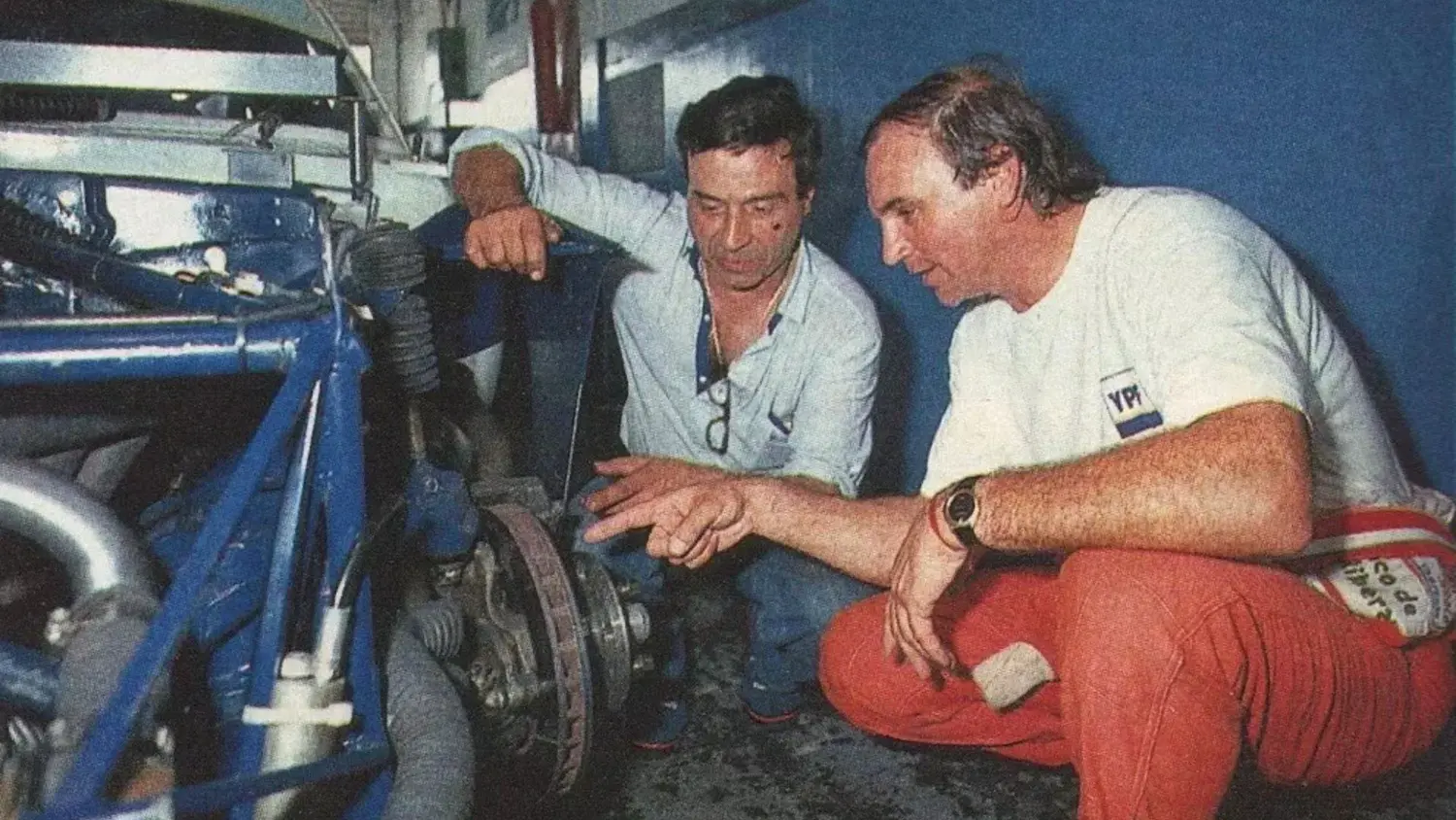 Desde la tercera carrera de 1993 del calendario del TC, Jorge Pedersoli preparó el motor de Osvaldo "Pato" Morresi.