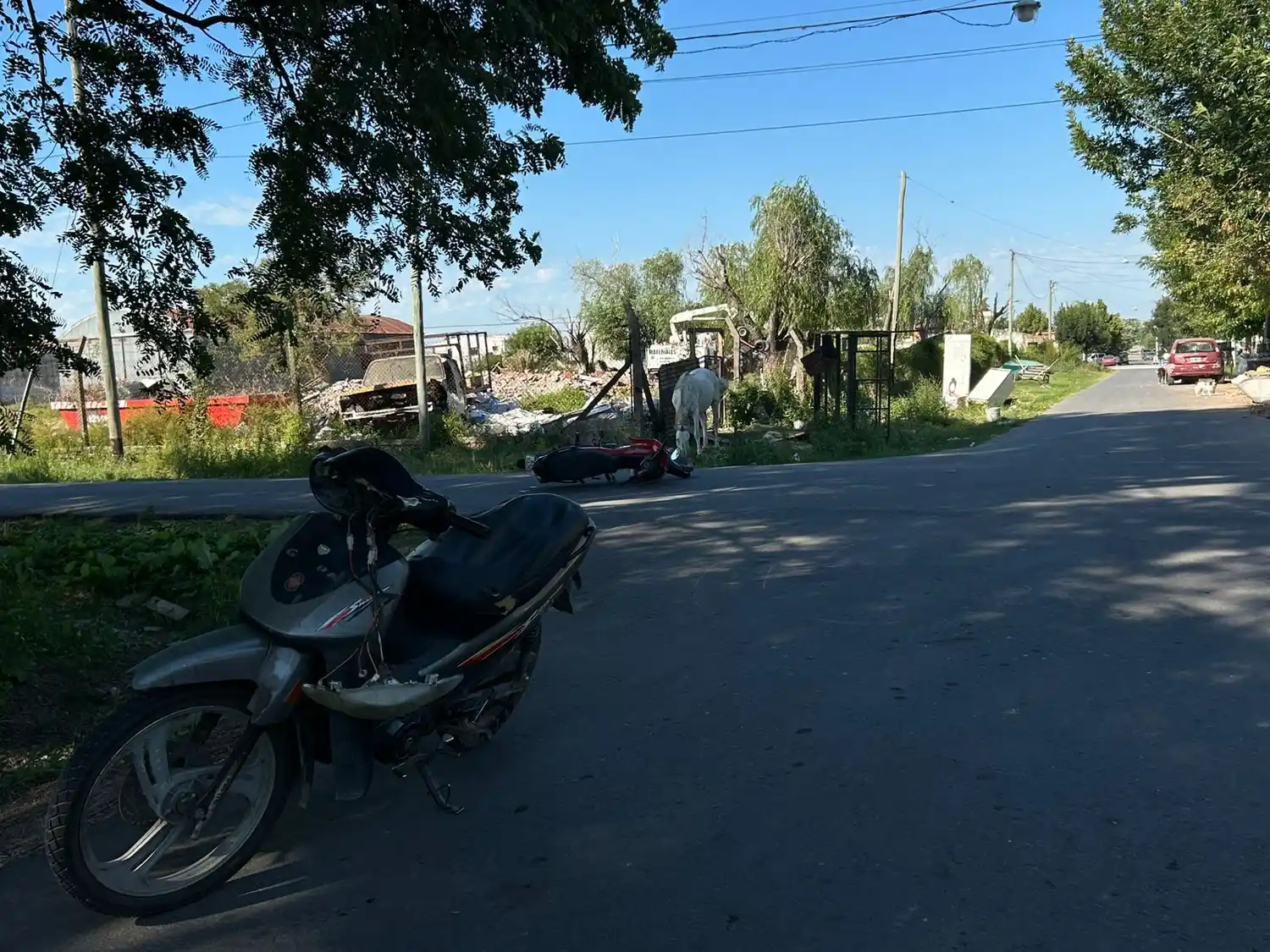 El accidente ocurrió este lunes por la mañana. Foto: La Opinión.