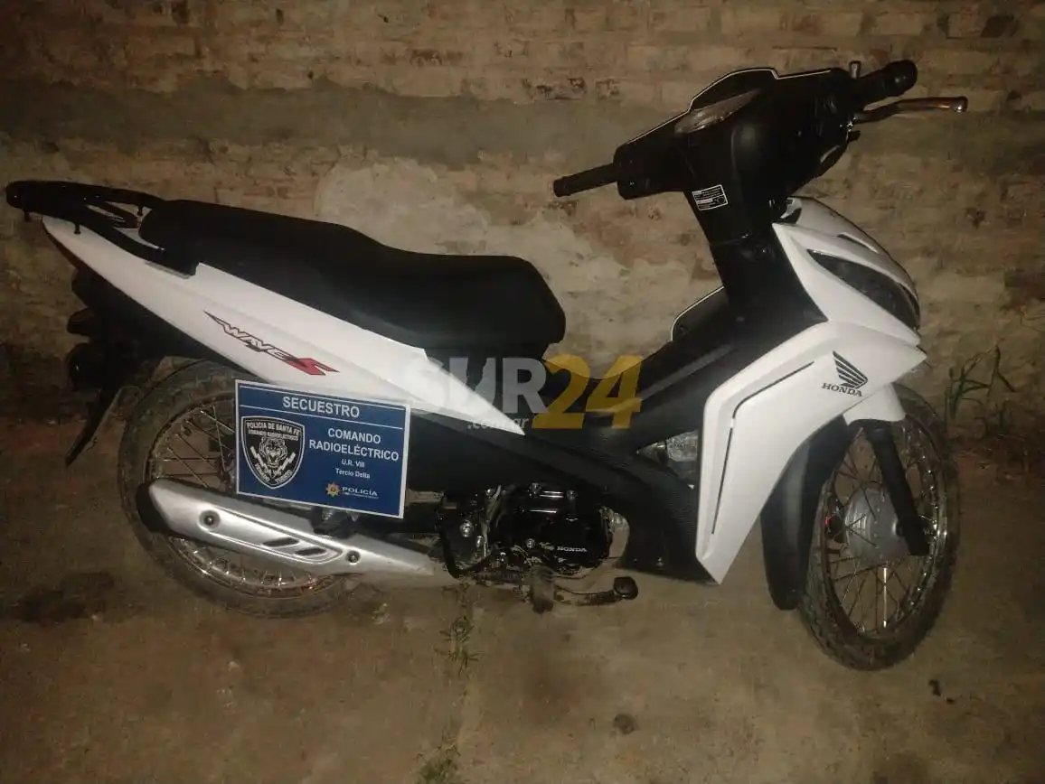 Recuperaron en Venado una moto robada en Murphy