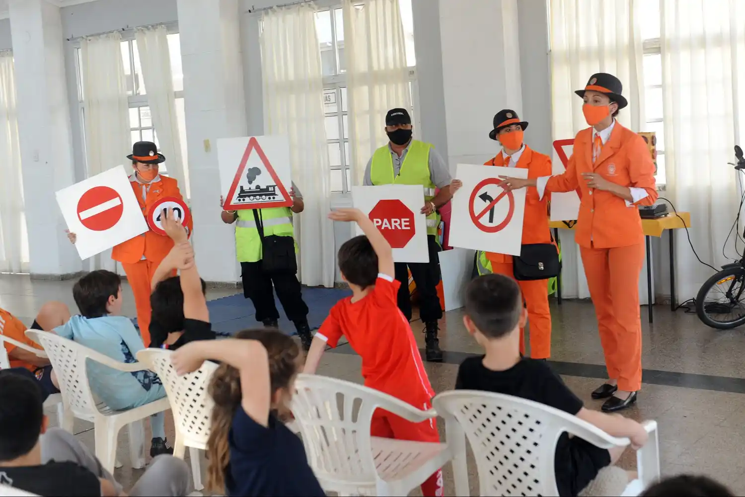 Educación vial infantil: el municipio realiza charlas en clubes locales