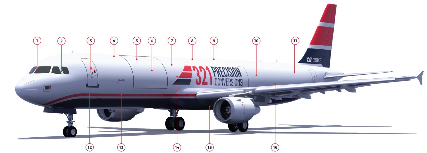 A321 Carguero: el primero de Precision Conversions completó su vuelo de prueba