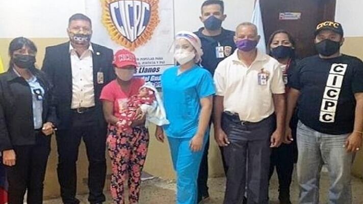 RESCATADO bebé de 8 días de nacido: lo raptó una mujer en un hospital del estado Guárico