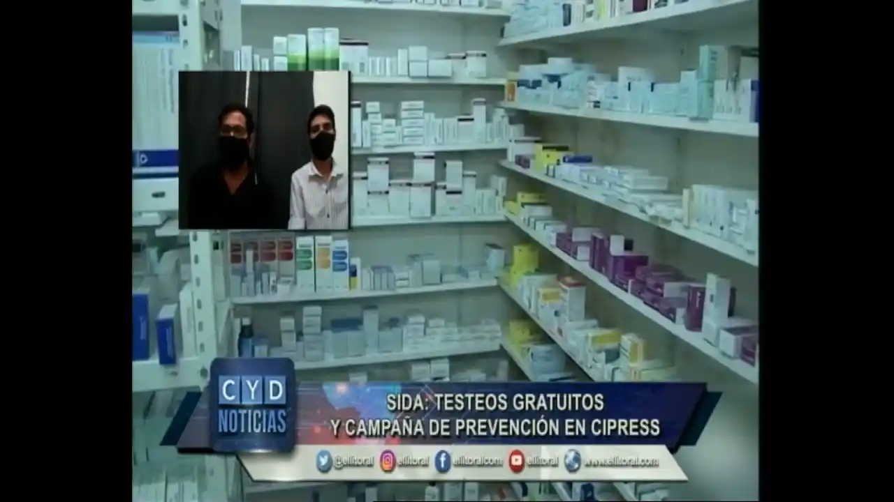 Sida: testeos gratuitos y campaña de prevención en Cipress