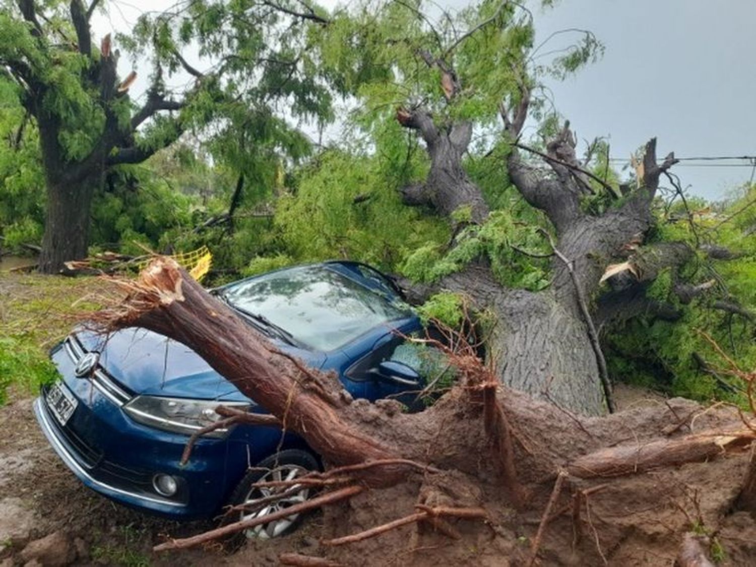 Los bomberos aseguraron que fue una especie de "tornado"