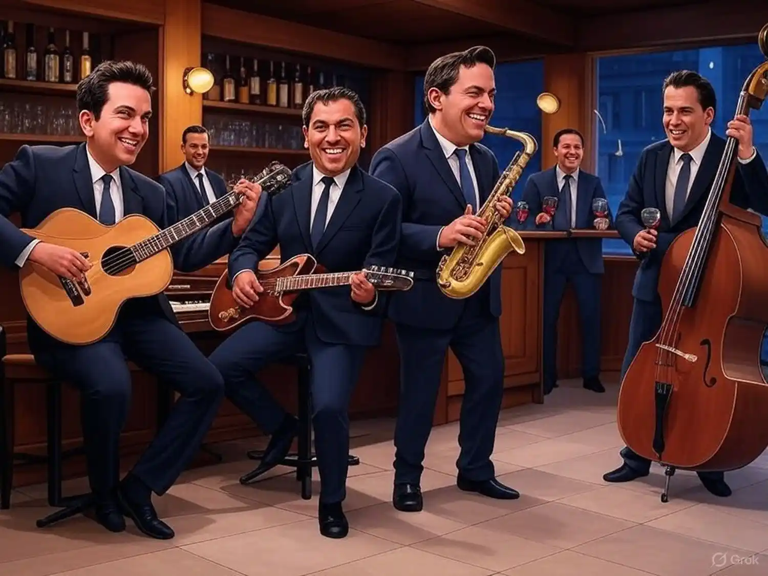 El jazz en la noche porteña.