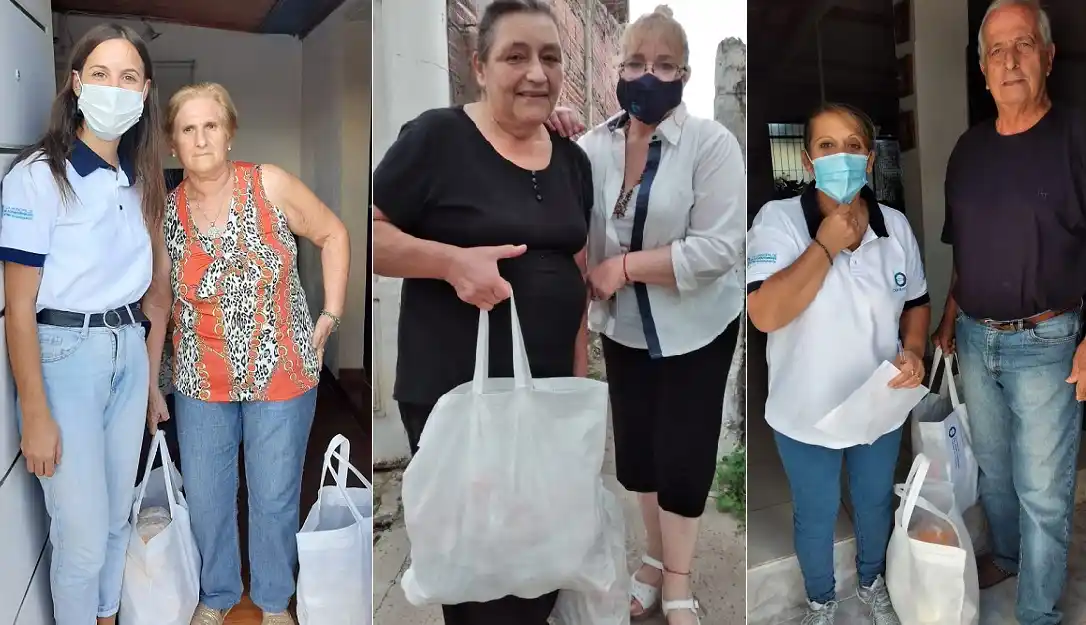 La Caja de Jubilaciones entregó alimentos a sus afiliados: se agregaron verduras y pollo