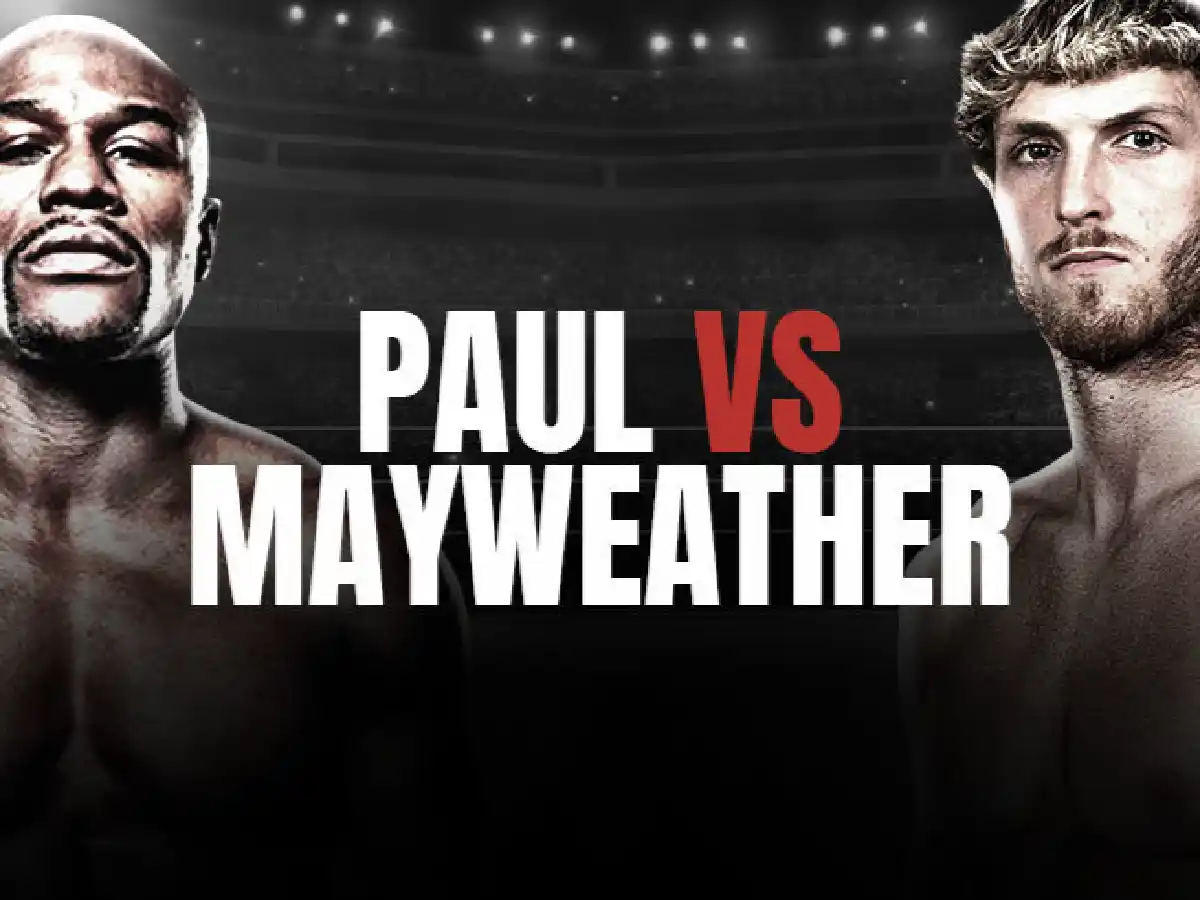 Mayweather y Paul en mediática exhibición