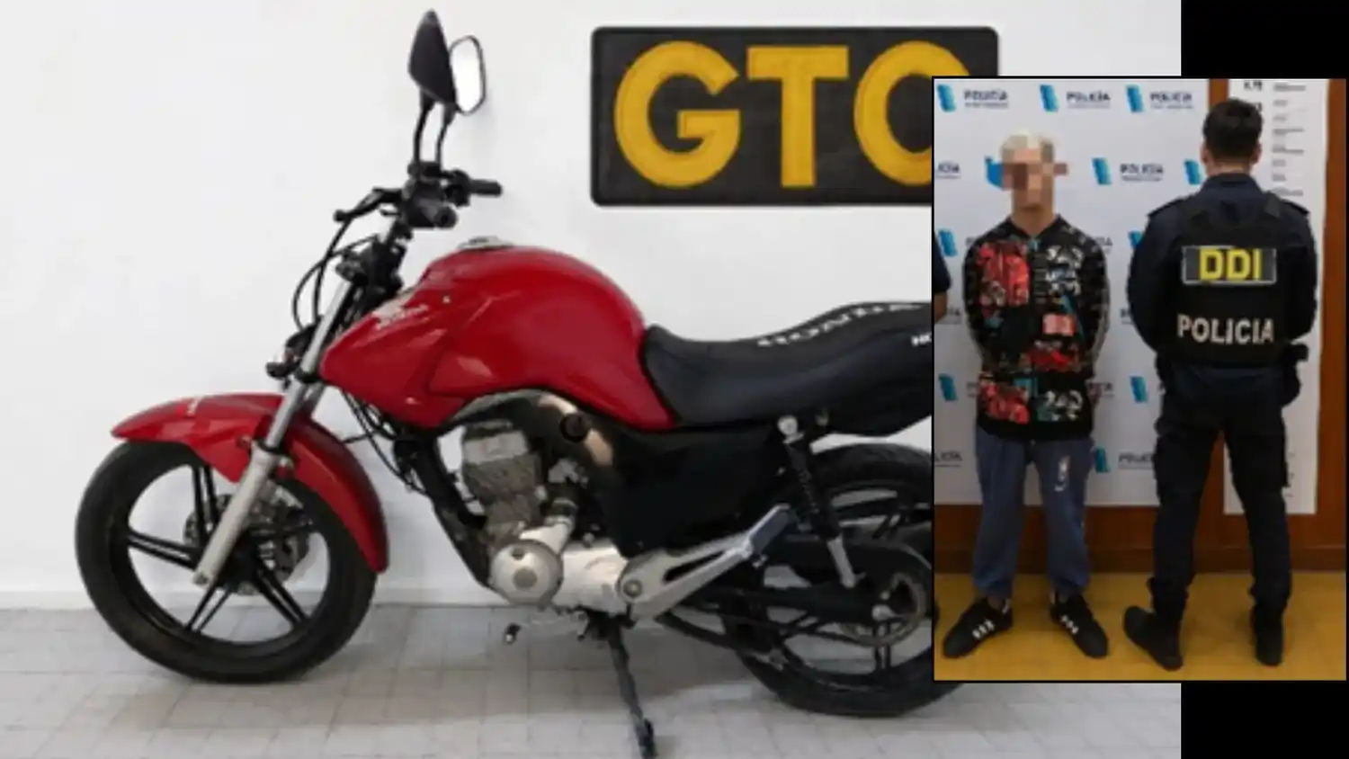 La moto secuestrada sería la utilizada en el hecho de abuso de armas, de acuerdo a la investigación realizada. Hubo tres detenidos en cinco allanamientos.