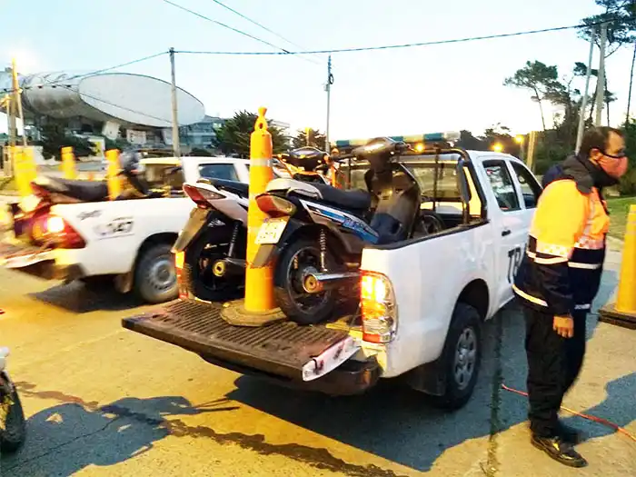 Secuestraron 13 motocicletas el fin de semana