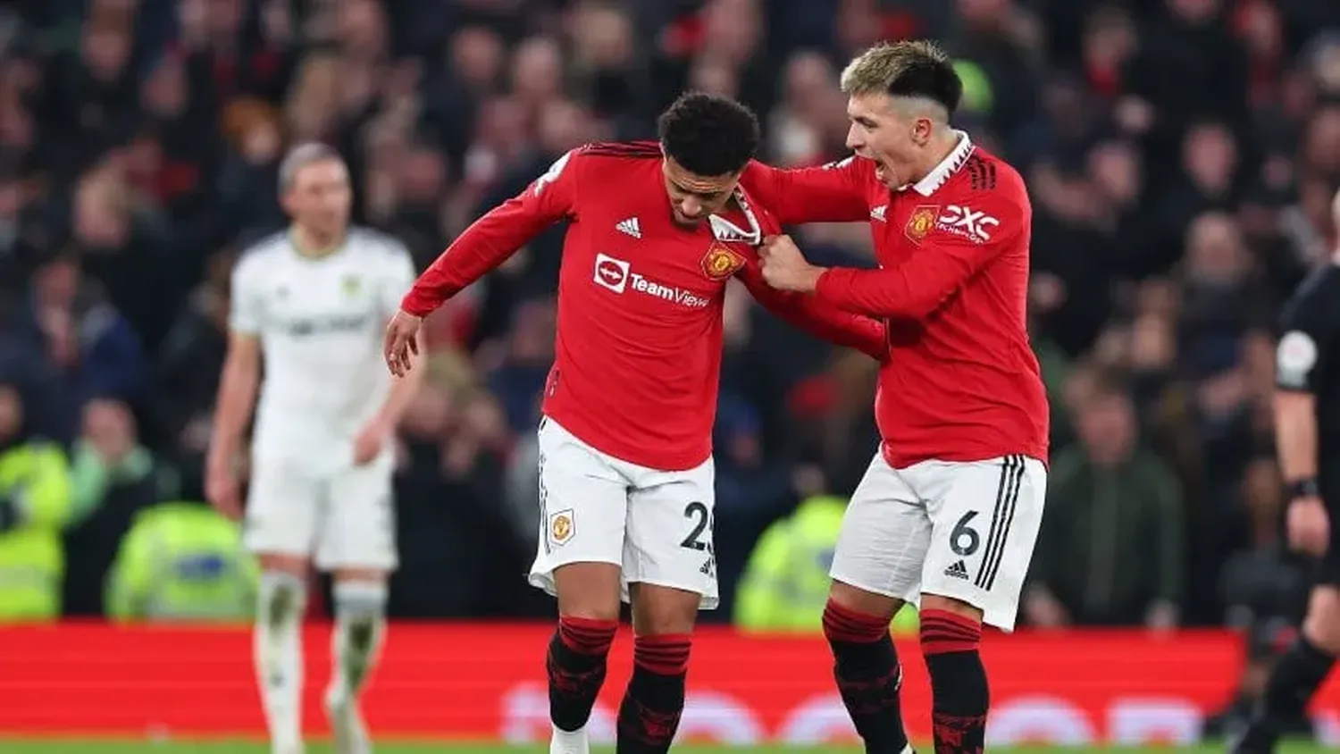 Manchester United caía ante Leeds United, pero se lo empató por la Premier League