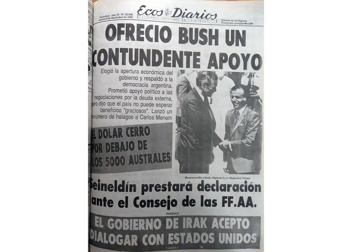 Jueves 6 de diciembre de 1990