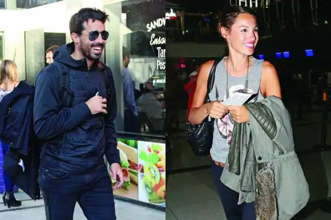 Pampita Ardohain se encontró con Nacho Viale en Nueva York