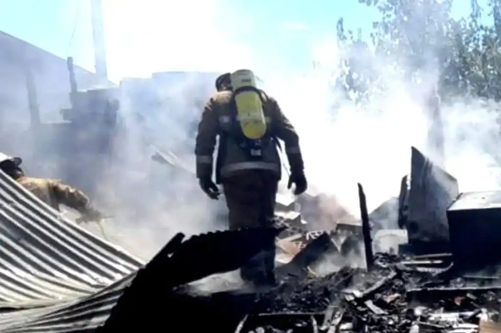 Menor muerta en incendio