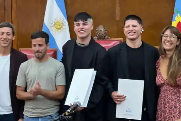 La trayectoria de Agustín y Valentino Galbán comenzó en 2019 en el estudio NovoAr.