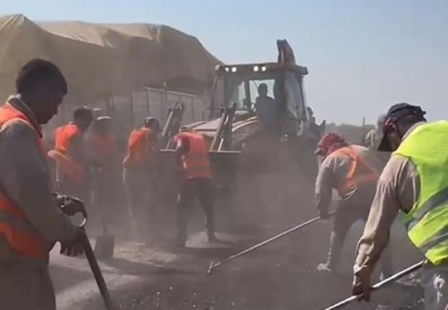 En El Colorado continúan sin pausa las obras financiadas por el Tesoro Provincial