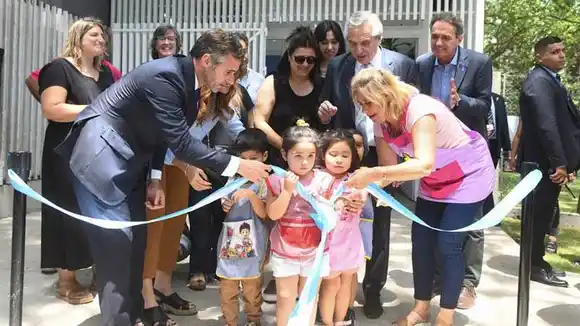 El Presidente inauguró el Centro de Desarrollo Infantil número 30 en Pilar