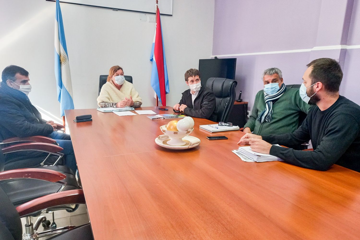 Planifican obras viales e infraestructura sanitaria en Aldea San Antonio 