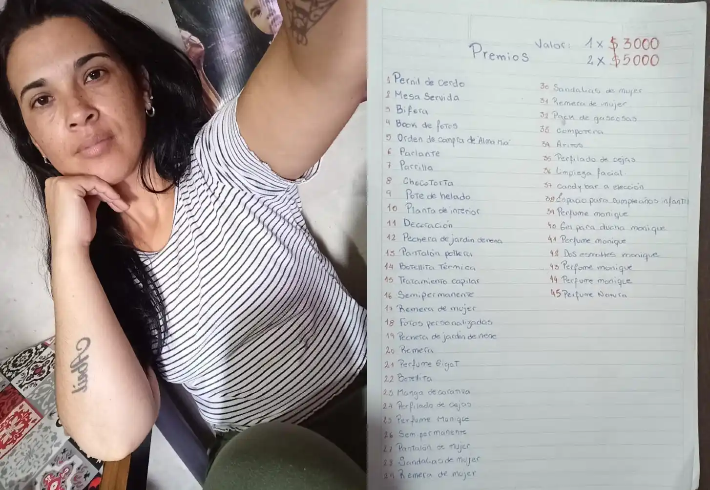 Rifa solidaria para Nadia: le diagnosticaron cáncer y necesita costear el transporte